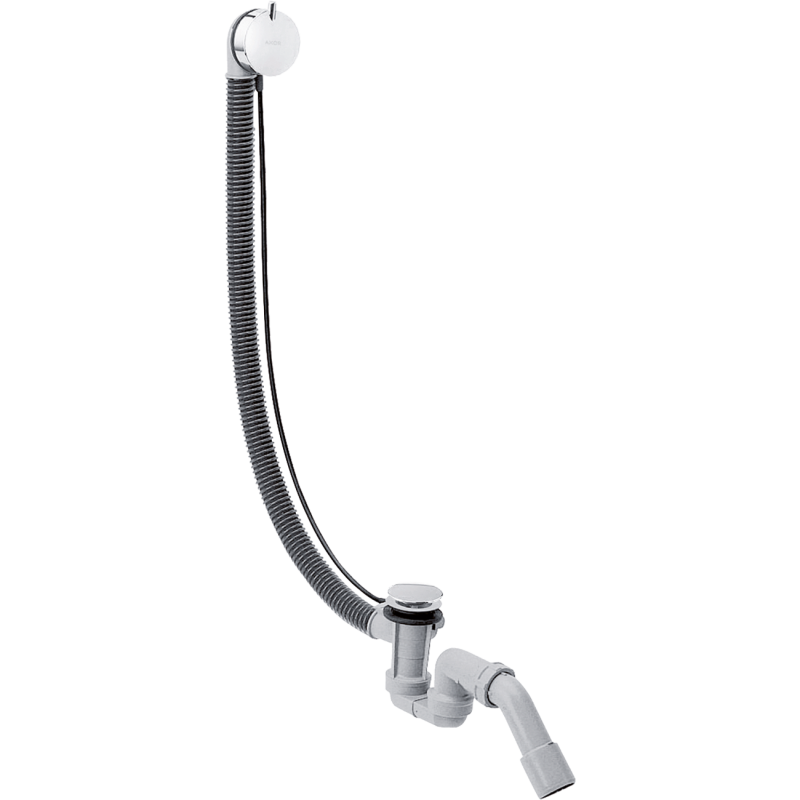 Kompletny syfon wannowy z przelewem, specjalny Czarny Matowy AXOR 58318670