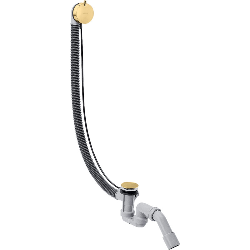 Kompletny syfon wannowy z przelewem, specjalny Złoty Optyczny Polerowany AXOR 58318990