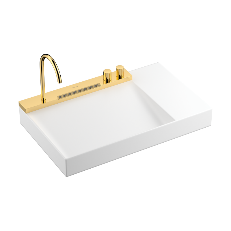 AquaUnit 780/475 Złoty Optyczny Polerowany Avalegra HANSGROHE 22473990