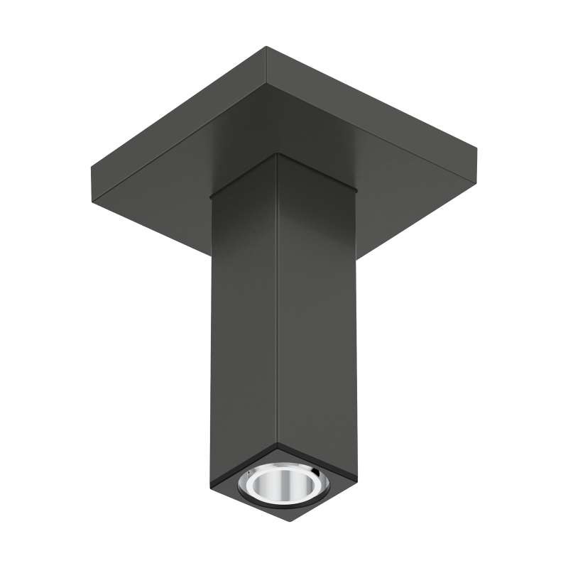 Przyłącze sufitowe E 10 cm Czarny Chrom Szczotkowany HANSGROHE 24338340