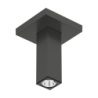 Przyłącze sufitowe E 10 cm Czarny Chrom Szczotkowany HANSGROHE 24338340