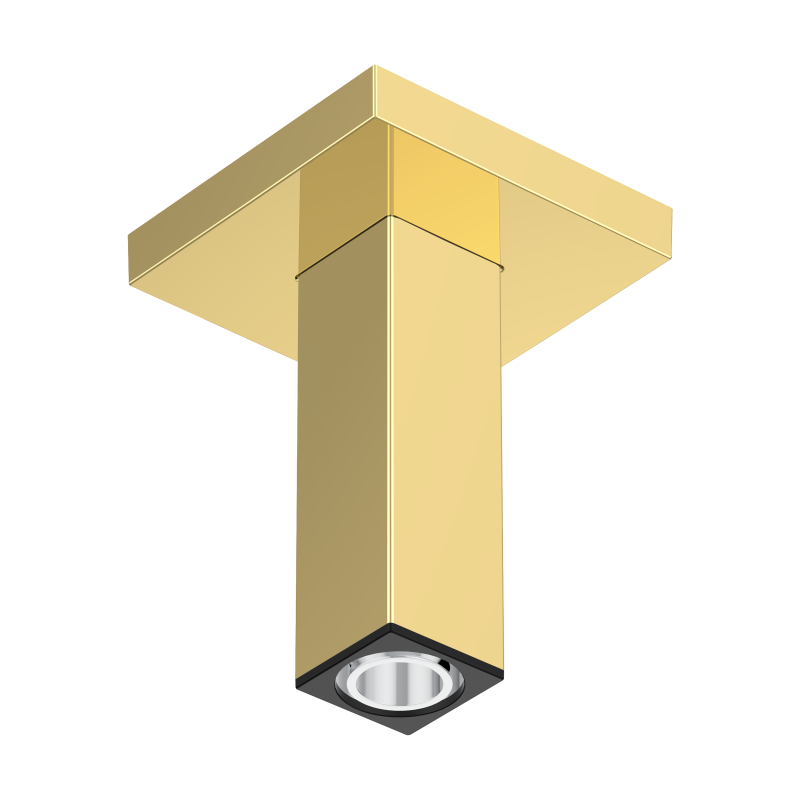 Przyłącze sufitowe E 10 cm Złoty Optyczny Polerowany HANSGROHE 24338990