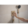 Główka prysznicowa 125 3jet EcoSmart Brąz Szczotkowany Raindance Alive Select S HANSGROHE 24511140