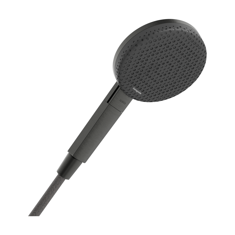 Główka prysznicowa 125 3jet EcoSmart Czarny Chrom Szczotkowany Raindance Alive Select S HANSGROHE 24511340