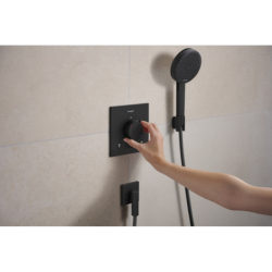 Główka prysznicowa 125 3jet EcoSmart+ Czarny Matowy Raindance Alive Select S HANSGROHE 24512670