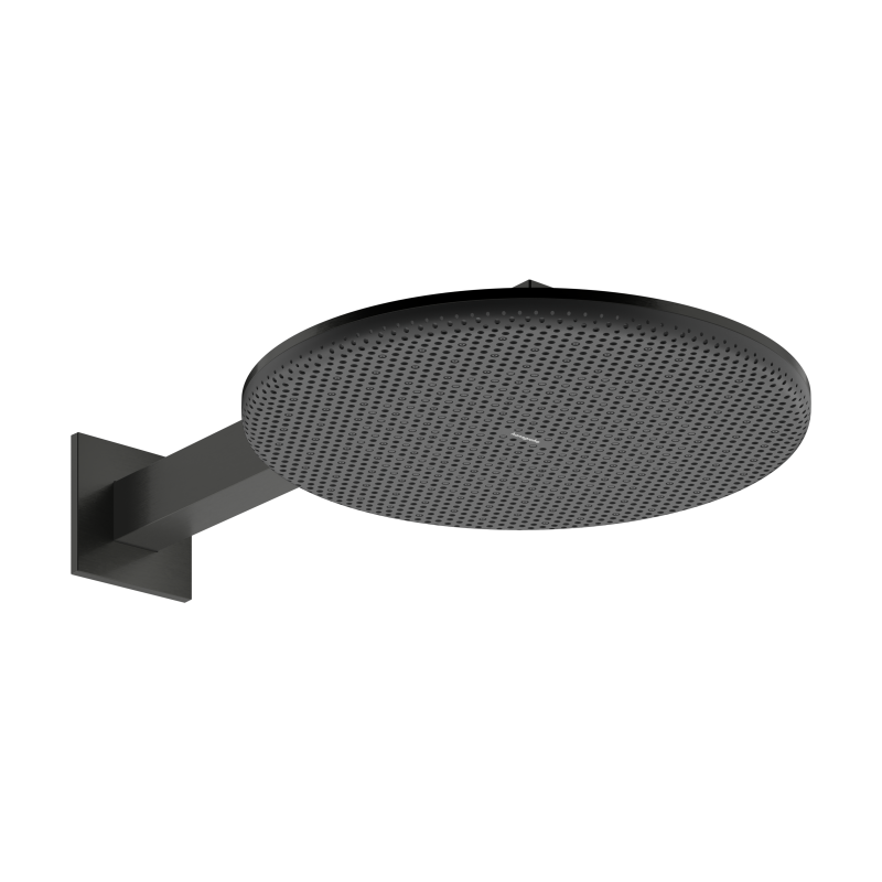 Głowica prysznicowa 300 2jet z ramieniem prysznicowym Czarny Chrom Szczotkowany Raindance Alive S HANSGROHE 24540340