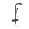 kpl prysznicowy 210/340 1jet z termostatem ShowerSelect Comfort Czarny Chrom Szczotkowany Raindance Alive Q HANSGROHE 24580340