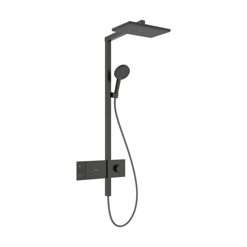 kpl prysznicowy 210/340 1jet EcoSmart z termo. ShowerSelect Comfort Czarny Chrom brushed Raindance Alive Q HANSGROHE 24581340