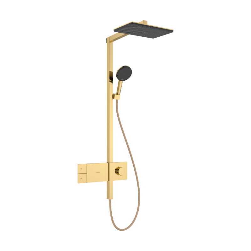 kpl prysznicowy 210/340 1jet EcoSmart z termo. ShowerSelect Comfort Złoty poler Raindance Alive Q HANSGROHE 24581990