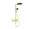 Komplet prysznicowy 300 1jet z termostatem ShowerSelect Comfort Złoty Optyczny Polerowany Raindance Alive S HANSGROHE 24582990