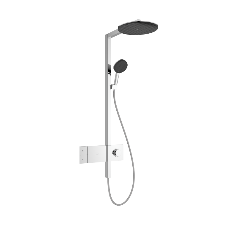 Komplet prysznicowy 300 1jet EcoSmart z termostatem ShowerSelect Comfort Chrom Raindance Alive S HANSGROHE 24583000