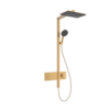 Komplet prysznicowy 210/340 2jet z termostatem ShowerSelect Comfort Brąz Szczotkowany Raindance Alive Q HANSGROHE 24590140
