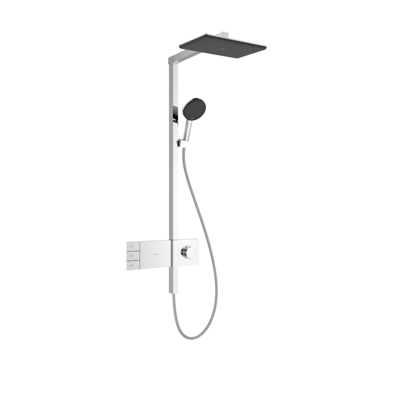 Komplet prysznicowy 210/340 2jet EcoSmart z termostatem ShowerSelect Comfort Chrom Raindance Alive Q HANSGROHE 24591000