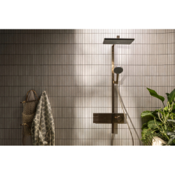 kpl prysznicowy 210/340 2jet EcoSmart z termostatem ShowerSelect Comfort Brąz Szczotkowany Raindance Alive Q HANSGROHE 24591140