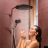 Komplet prysznicowy 300 1jet z termostatem Ecostat Element Chrom Raindance Alive S Puro HANSGROHE 24592000