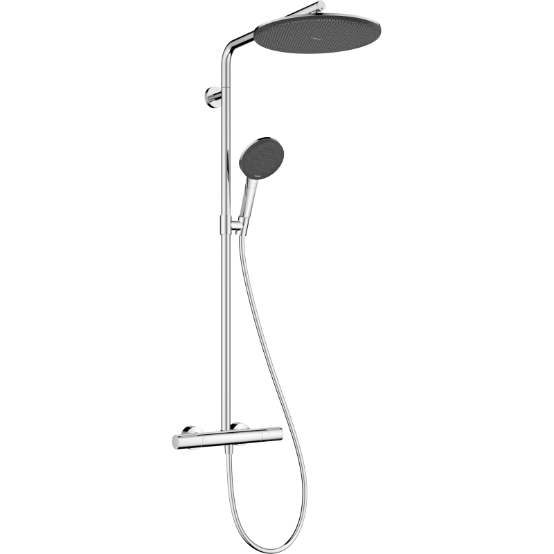 Komplet prysznicowy 300 1jet EcoSmart z termostatem Ecostat Element Chrom Raindance Alive S Puro HANSGROHE 24593000