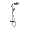 Komplet prysznicowy 300 1jet EcoSmart z termostatem Ecostat Element Czarny Matowy Raindance Alive S Puro HANSGROHE 24593670