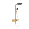 Komplet prysznicowy 300 2jet z termostatem ShowerSelect Comfort Brąz Szczotkowany Raindance Alive S HANSGROHE 24595140