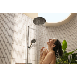 Komplet prysznicowy 300 2jet EcoSmart z termostatem ShowerSelect Comfort Chrom Raindance Alive S HANSGROHE 24596000