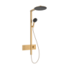 Komplet prysznicowy 300 2jet EcoSmart z termostatem ShowerSelect Comfort Brąz Szczotkowany Raindance Alive S HANSGROHE 24596140