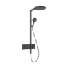 kpl prysznicowy 300 2jet EcoSmart z termo. ShowerSelect Comfort Czarny Chrom Szczotkowany Raindance Alive S HANSGROHE 24596340