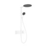 Komplet prysznicowy 300 2jet EcoSmart z termostatem ShowerSelect Comfort Biały Matowy Raindance Alive S HANSGROHE 24596700