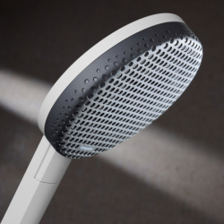 Komplet prysznicowy 300 2jet EcoSmart z termostatem ShowerSelect Comfort Biały Matowy Raindance Alive S HANSGROHE 24596700