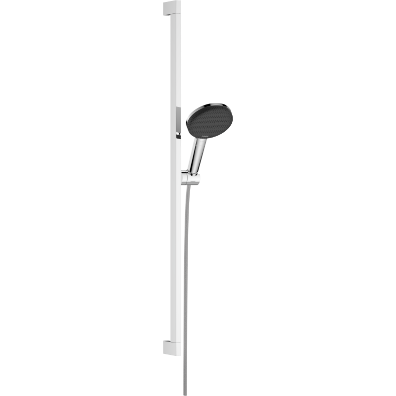 Zestaw prysznicowy 125 3jet EcoSmart z drążkiem Unica E Puro 90 cm EasySlide Chrom Raindance Alive Select S HANSGROHE 24601000