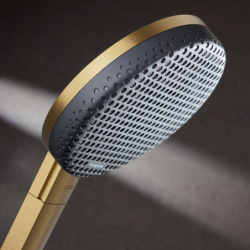 Set prysznic 125 3jet EcoSmart z drążkiem Unica E Puro 90 cm EasySlide Brąz brushed Raindance Alive Select S HANSGROHE 24601140