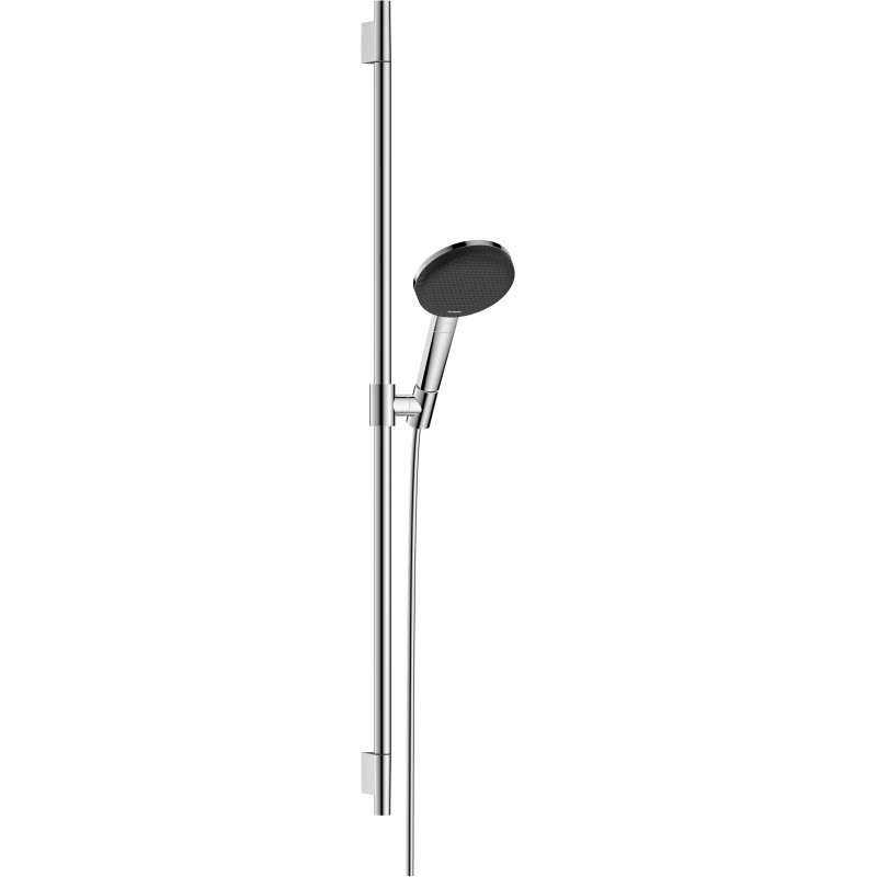 Zestaw prysznicowy 125 3jet EcoSmart z drążkiem Unica S Puro 90 cm Chrom Raindance Alive Select S HANSGROHE 24603000