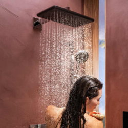 System prysznic 210/340 1jet z baterią termostatyczną i iBox universal 2, podtynkowy Chrom Raindance Alive Q HANSGROHE 24620000