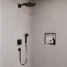 System prysznic 300 1jet z baterią termo. i iBox universal 2, podtynkowy Czarny Matowy Raindance Alive S HANSGROHE 24630670