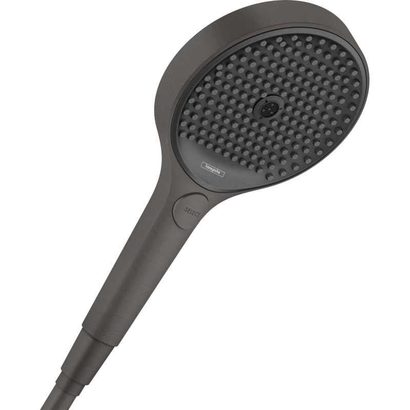 Główka prysznicowa 130 3jet EcoSmart+ Czarny Chrom Szczotkowany Rainfinity HANSGROHE 26862340