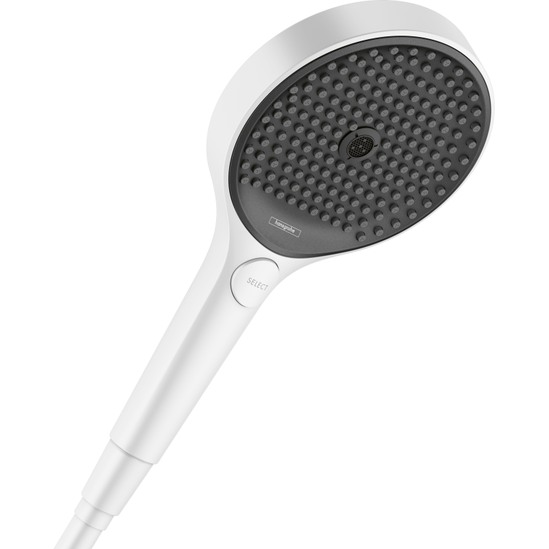 Główka prysznicowa 130 3jet EcoSmart+ Biały Matowy Rainfinity HANSGROHE 26862700