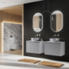 SZAFKA GLAM 70 1S+1S STONE MATT PDW ELITA 168383 / RE010700167040