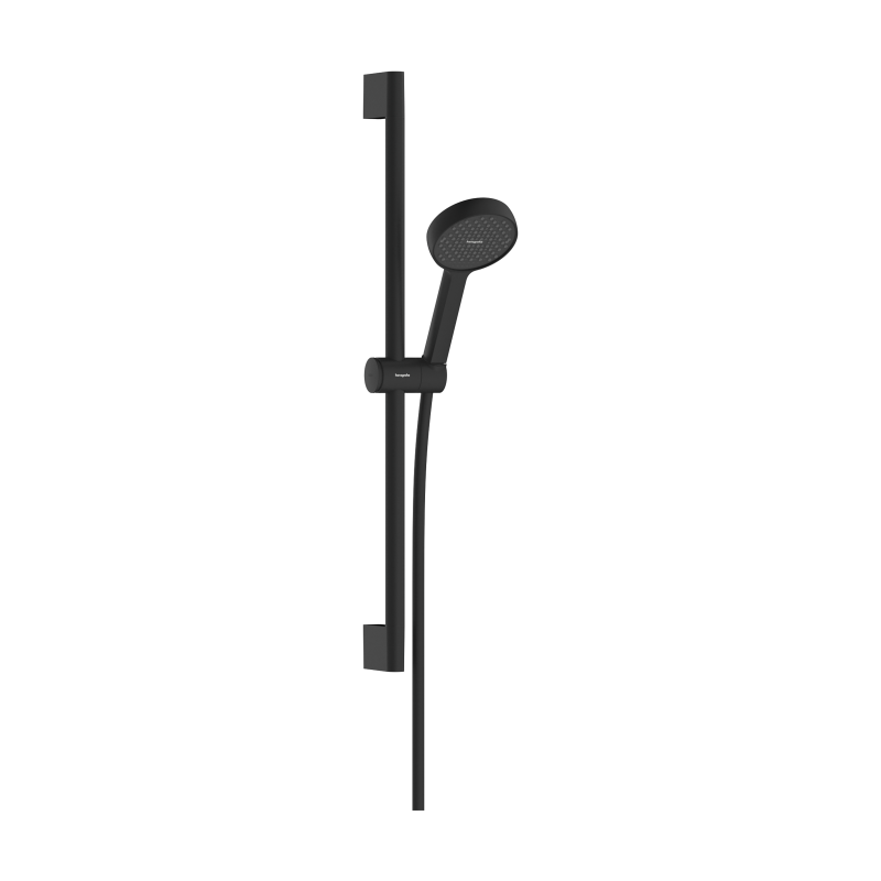 Zestaw prysznicowy 95 1jet EcoSmart z drążkiem 65 cm Czarny Matowy Activera S HANSGROHE 28041670