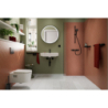 Zestaw prysznicowy 95 1jet EcoSmart z drążkiem 65 cm Czarny Matowy Activera S HANSGROHE 28041670