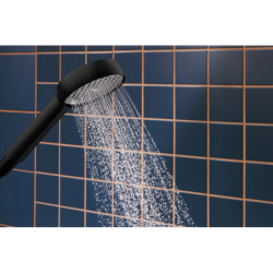 Zestaw prysznicowy 95 1jet EcoSmart z drążkiem 65 cm Czarny Matowy Activera S HANSGROHE 28041670