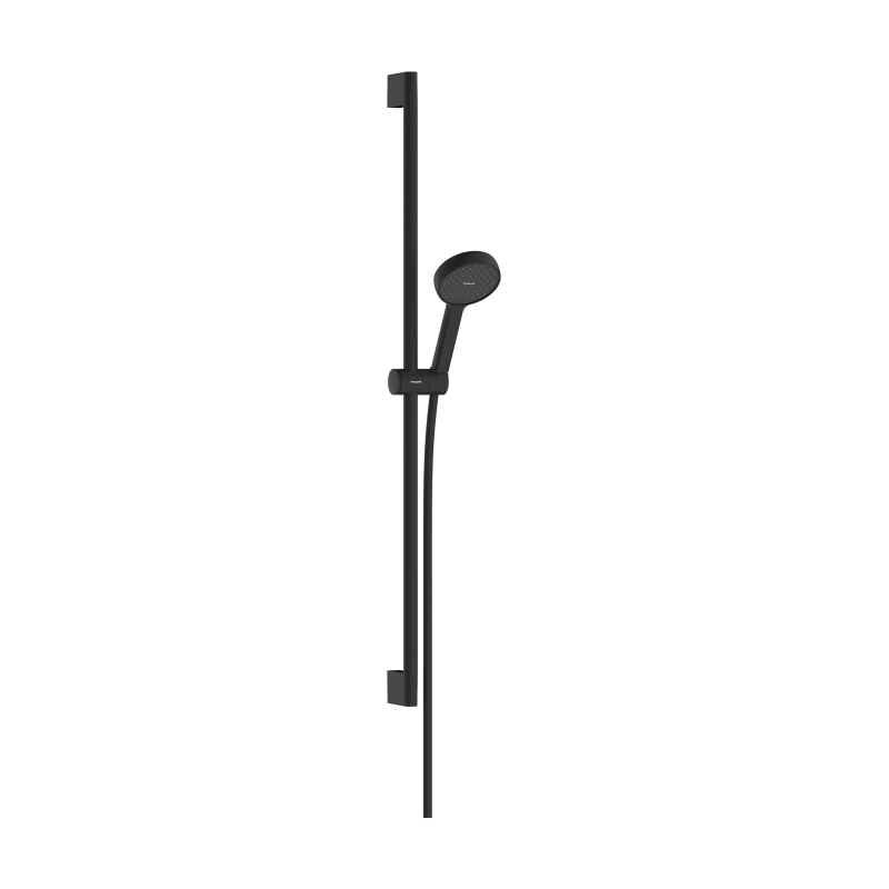 Zestaw prysznicowy 95 1jet EcoSmart z drążkiem 90 cm Czarny Matowy Activera S HANSGROHE 28042670