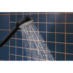 Zestaw prysznicowy 95 2jet EcoSmart z drążkiem 65 cm Czarny Matowy Activera Select S HANSGROHE 28044670