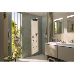 Punktowy zestaw prysznicowy 95 2jet EcoSmart z wężem 125 cm Chrom Activera Select S HANSGROHE 28052000