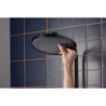 Komplet prysznicowy 240 1jet EcoSmart z termostatem Ecostat Fine, wannowy Czarny Matowy Activera S HANSGROHE 28871670