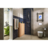 System prysznic 95 2jet EcoSmart z drążkiem 65 cm i termo. Ecostat Fine, natynkowy Chrom Activera Select S HANSGROHE 28876000