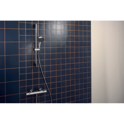 System prysznic 95 2jet EcoSmart z drążkiem 65 cm i termo. Ecostat Fine, natynkowy Chrom Activera Select S HANSGROHE 28876000
