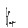System prysznic 95 2jet EcoSmart z drążkiem 65 cm i termo. Ecostat Fine, natynk. Czarny mat Activera Select S HANSGROHE 28876670