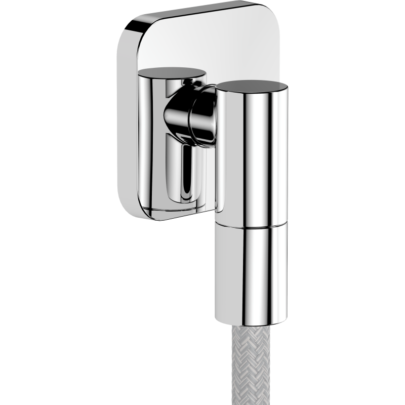 Przyłącze węża z zaworem zwrotnym, softsquare Chrom FixFit Fine Q HANSGROHE 28884000