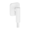 Przyłącze węża z zaworem zwrotnym, softsquare Biały Matowy FixFit Fine Q HANSGROHE 28884700