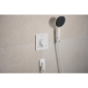 Przyłącze węża z zaworem zwrotnym, softsquare Biały Matowy FixFit Fine Q HANSGROHE 28884700