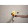 Uchwyt prysznicowy Złoty Optyczny Polerowany Porter Fine HANSGROHE 28885990