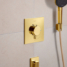 Bateria termostatyczna do 1 odbiornika, podtynkowa Złoty Optyczny Polerowany Ecostat Comfort E HANSGROHE 33710990